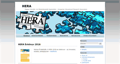 Desktop Screenshot of hera.org.hu